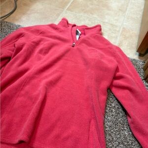 The North Face Women's Vibrant Red Fleece Hoodie